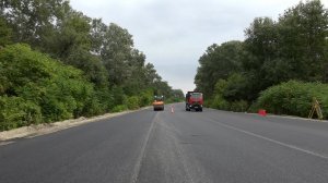 Продолжается ремонт трассы Нальчик - Майский