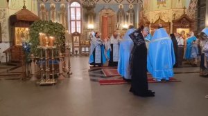 ВСЕНОЩНОЕ БДЕНИЕ В КАНУН ПРАЗДНИКА УСПЕНИЯ ПРЕСВЯТОЙ БОГОРОДИЦЫ: ДУХОВЕНСТВО И ХОР ИВЕРСКОЙ ОБИТЕЛИ