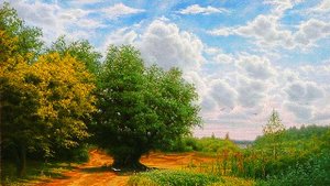 Летние пейзажи художника Владислава Осипцова.