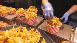 Молодой краб, кокосовые креветки, курица Gangjeong - Корейская уличная еда