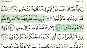 Сура 36 Ясин Полностью  (606p)