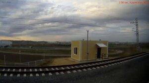 Железная дорога Керчь - Керчь-Южная - Крымский мост - Тамань-Пасс. (вид из окна поезда)