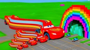 развивающий мультик для детей молния маквин, мультики про машинки, учим цвета