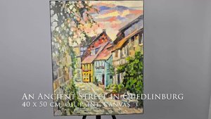 Старая улочка в Кведлинбурге