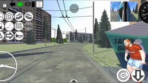 Micro-Trolleybus Simulator. НСК 0.8 . Поездка по маршруту №1030