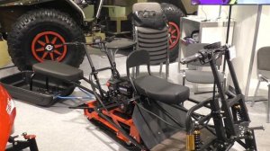 Новинки Тофалар на выставке Поехали 2022  «Снегоход Атлас 800», гусеничный беспилотник, мотоциклы.