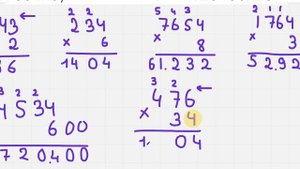 Умножение многозначных