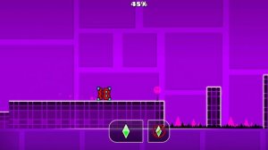 собирай монеты в Geometry Dash первая часть в первом уровне
