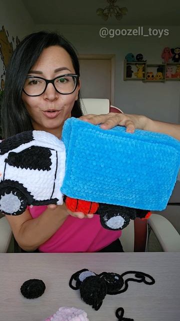 Вязаный грузовик крючком. Мастер-класс @goozell_toys смотреть онлайн