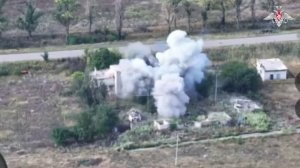 ВКС России разнесли пункт управления БПЛА противника