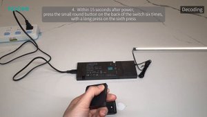 Беспроводная сенсорная кнопка на взмах и преграду для управления светом Иструкция подключения NUOMI