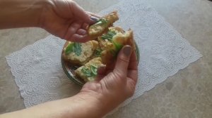 БУТЕРБРОДЫ с МАНКОЙ и ЛУКОМ