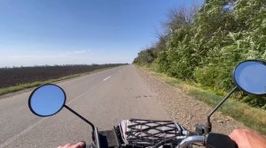 Прокатился на электровелосипеде. Это вам не горы Алтая, а Кубанские плля