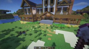 Большой ОСОБНЯК! Стоим в Майнкрафт! Minecraft!