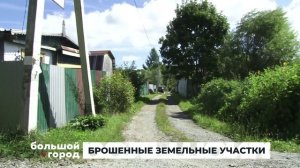 БРОШЕННЫЕ ЗЕМЕЛЬНЫЕ УЧАСТКИ. Большой город 28/08/2025