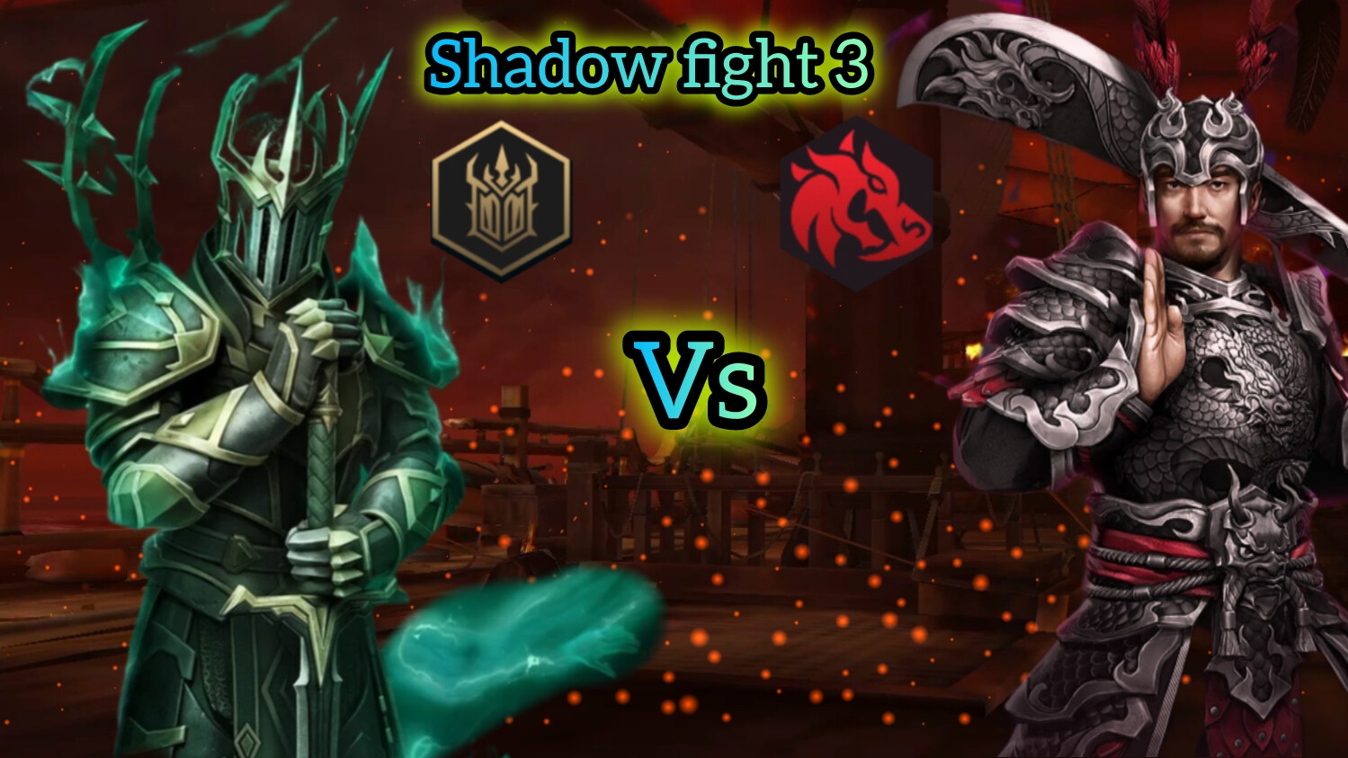 Новый босс Король Легиона Vs Предка дракона в Shadow fight 3.