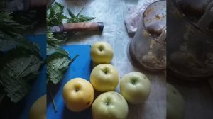 яблоки с крапивой замороженные
