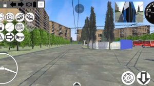 Micro-Trolleybus Simulator. НСК 0.8 . Поездка по маршруту №22