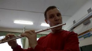 Carl Philipp Emanuel Bach Sonate for flute solo a-moll II mov./Андрей Костягин