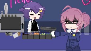 Гача лайф  , в баре