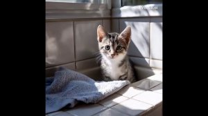 😻 ЗАБАВНЫЙ КОТЕНОК В ВАННОЙ: ХАОС, УМИЛЕНИЕ И МОКРЫЕ ЛАПКИ! 🛁💦