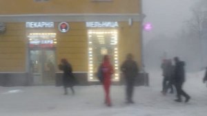 Снегопад в Москве