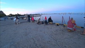 Евпатория. Крым. Купаемсы. Пляж. Набережная Терешковой. Музыканты.