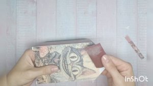 Декупаж чайного домика по мотивам "Алисы в Стране Чудес"