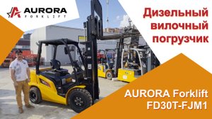 Обзор на дизельный вилочный погрузчик FD30T-FJM1
