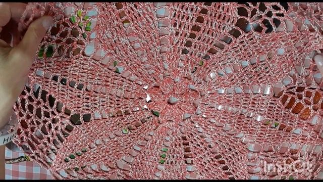 САЛФЕТКА ИЗ ЛЬНА И ДВЕ ЗАКЛАДОЧКИ ДЛЯ 