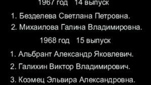 История школы ч-4