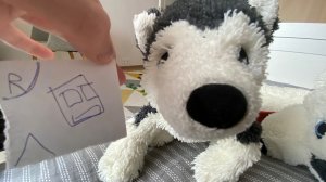 Щенок играет в геометрии даш Geometry Dash