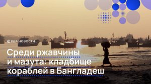 Среди ржавчины и мазута: кладбище кораблей в Бангладеш