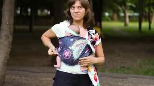 Слинг с кольцами с перекрутом на спине. Анастасия Величко