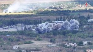 Нанесение авиаудара с применением ФАБ-250 по ПВД ВСУ