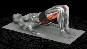 Ягодичный мостик на полу