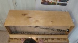 Лунная соната на самодельном пианино