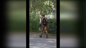 На улицах Сургута заметили двойников супергероев Человека-паука и Росомахи