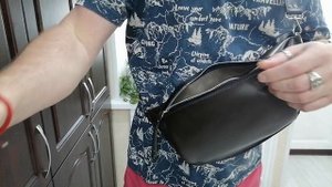Сумка бананка натуральная кожа ручная работа.