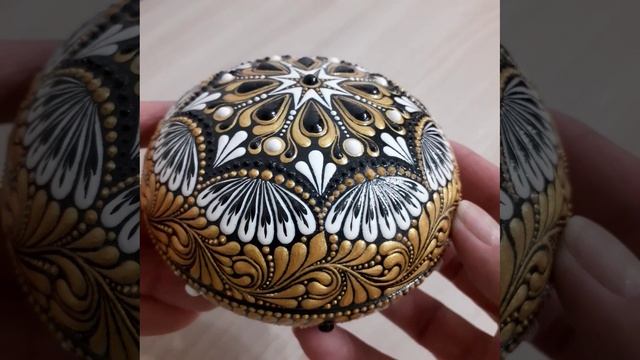 Точечная и текстурная роспись шкатулки смотреть онлайн