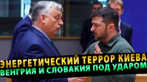 Энергетический террор Киева: Венгрия и Словакия под ударом