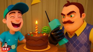 ШОУ ПРИВЕТ СОСЕД!ПАЗЛЫ В АРБУЗНЫЙ ДЕНЬ РОЖДЕНИЯ!ИГРА HELLO NEIGHBOR ПРОХОЖДЕНИЕ МОД HELLO PUZZLES 90