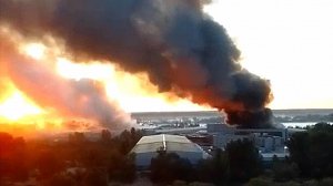 Под Киевом горит завод по сборке турецких БПЛА Bayraktar