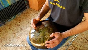 Аккордовый глюкофон 1099 - Ля-мажор пентатоника, 432 Гц, 22 см - VARGANS