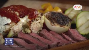 Классический и овощной стейки | На гриле /53