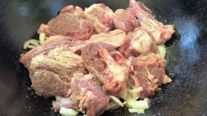 Буглама из баранины в казане