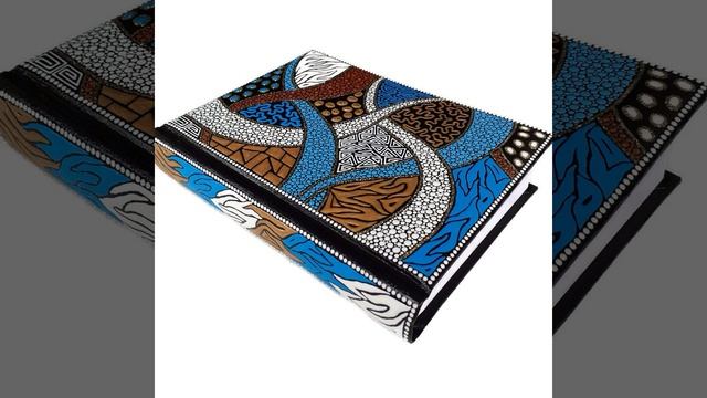 Ежедневник, формат А6, расписан в точечной и текстурной технике смотреть онлайн