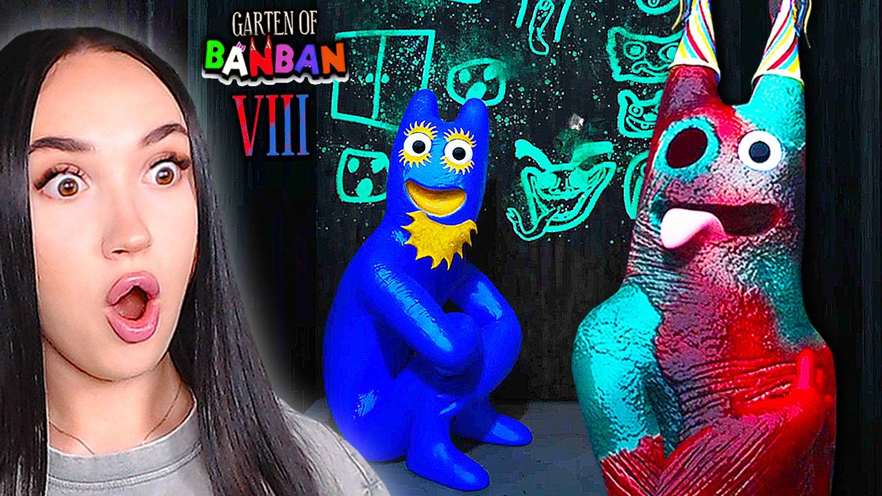 😈 БАНБАН 8 ВЫШЕЛ! СИНИЙ БАНБАН, ОЗВУЧКА и НОВЫЕ МОНСТРЫ !😱 - Garten of Banban 8 Прохождение