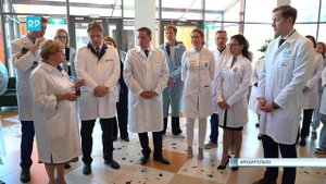 29.08.2025 Михаил Мурашко посетил медучреждения Поморья