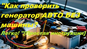 "Проверка генератора НИВА 371.3701 перед установкой! Гаражный тест на работоспособность"